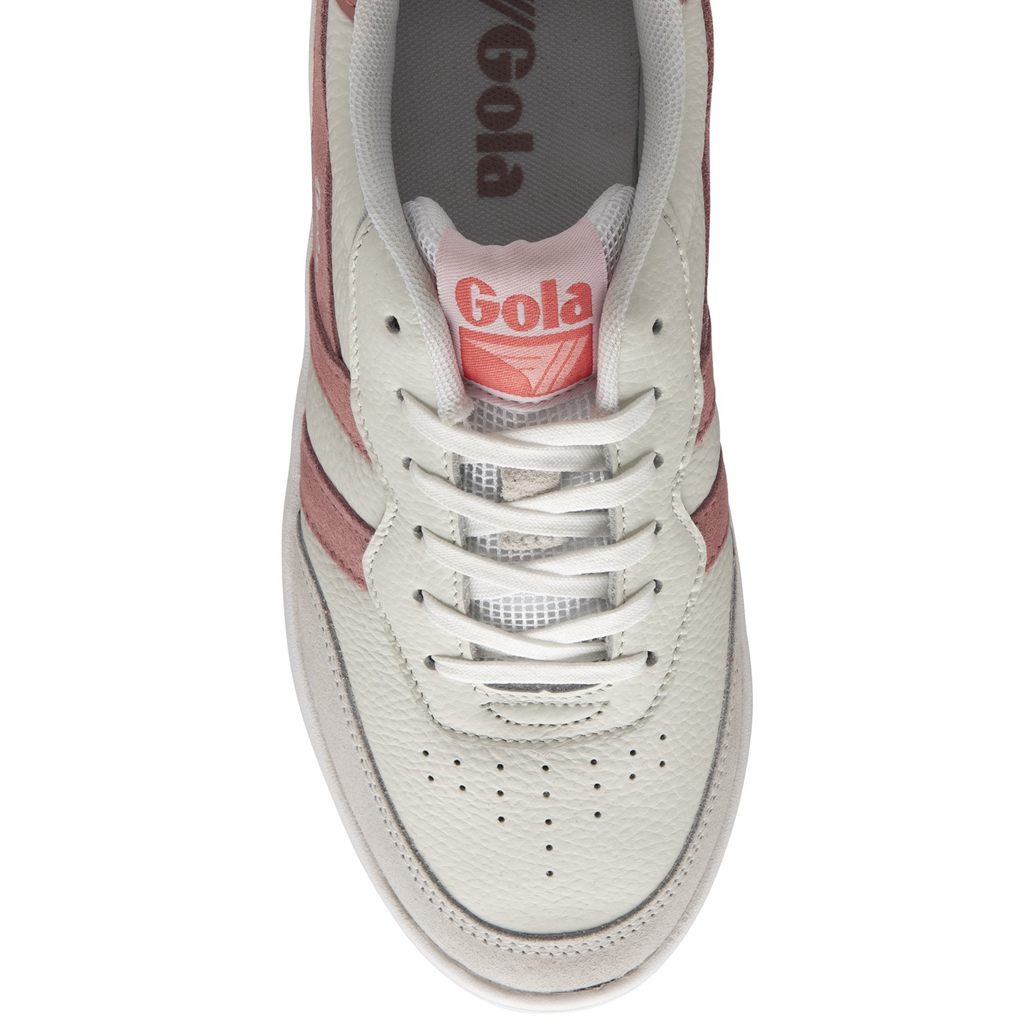 Gola Classics Topspin Sneakers Fehér Rózsaszín Korall Rózsaszín Hungary | AWV-350614