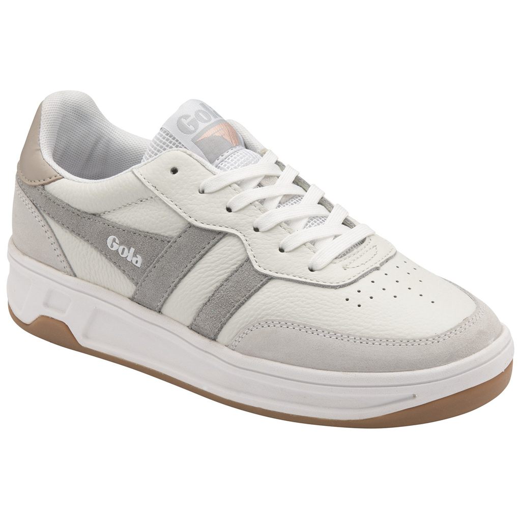 Gola Classics Topspin Sneakers Fehér Világos Szürke Hungary | ZEW-498275