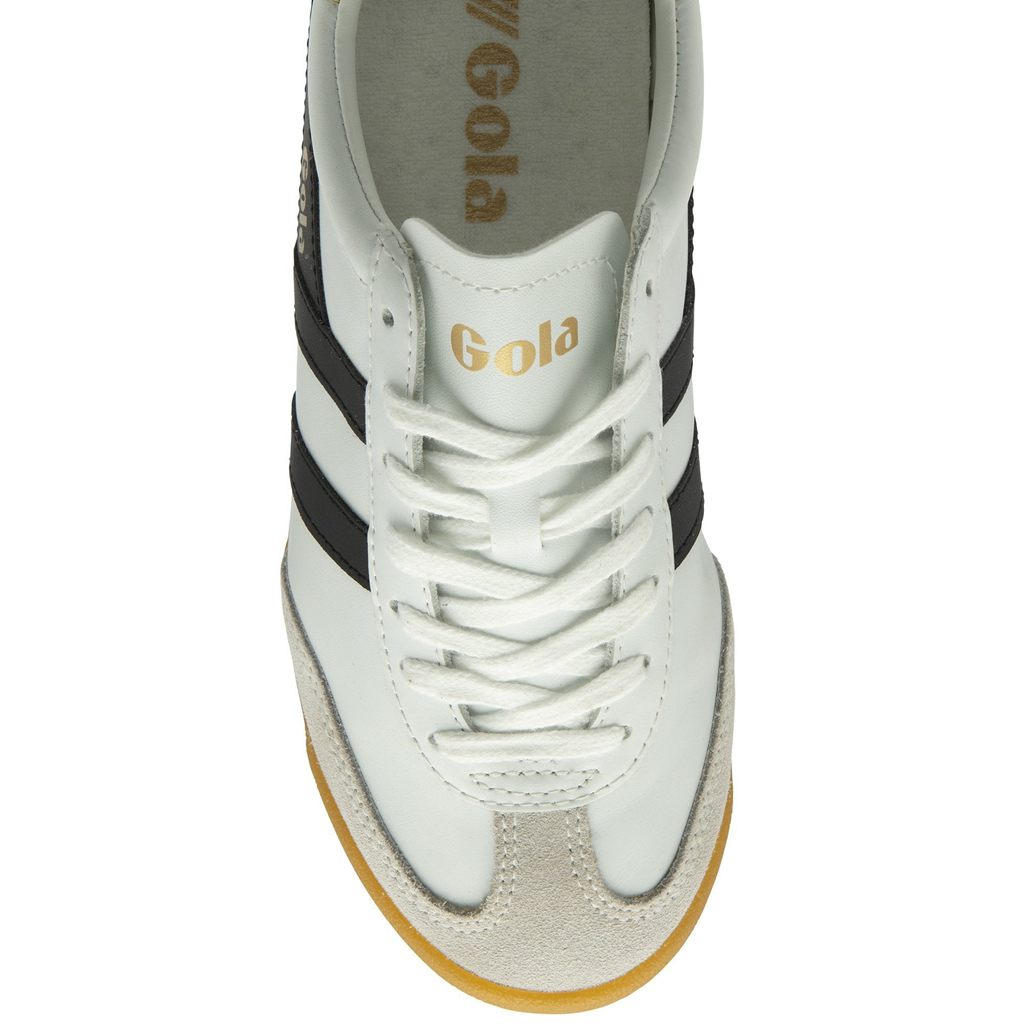 Gola Classics Torpedo Leather Sneakers Fehér Fekete Citrom Hungary | GFD-483069