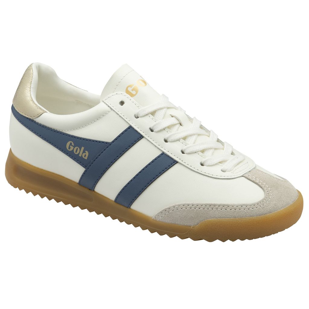 Gola Classics Torpedo Leather Sneakers Fehér Arany Hungary | EXA-182753