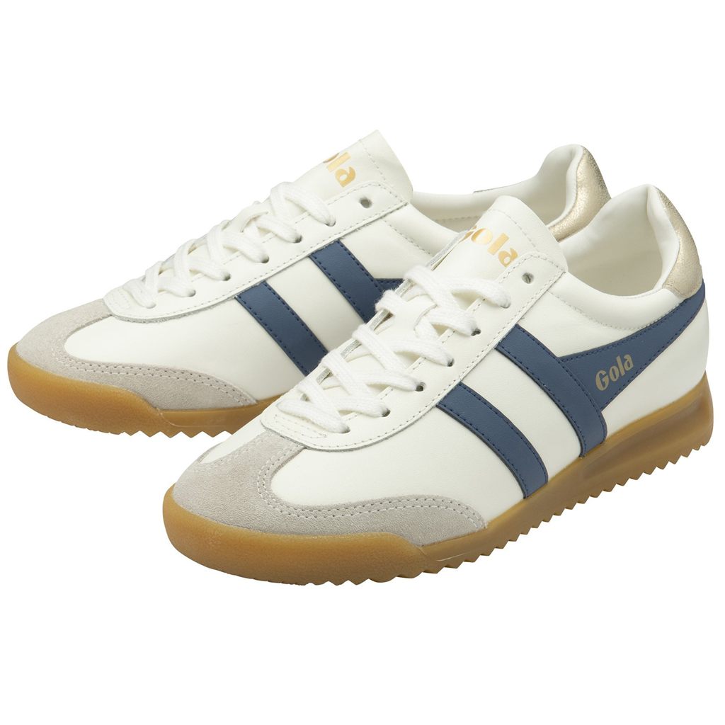 Gola Classics Torpedo Leather Sneakers Fehér Arany Hungary | EXA-182753