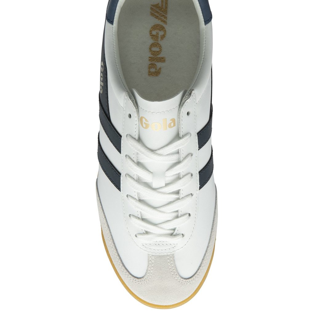 Gola Classics Torpedo Leather Sneakers Fehér Sötétkék Hungary | KLA-652340