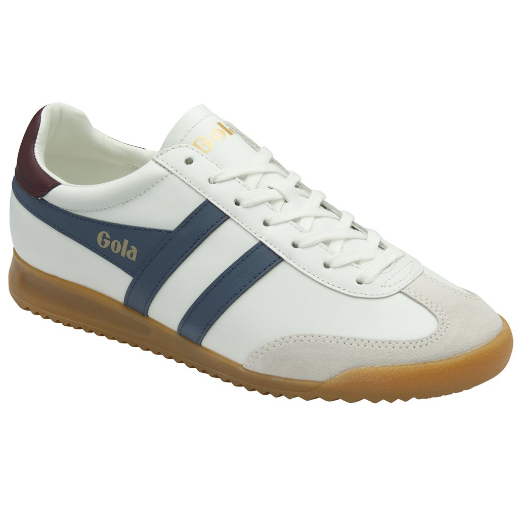 Gola Classics Torpedo Leather Sneakers Fehér Bordó Hungary | ACH-924071