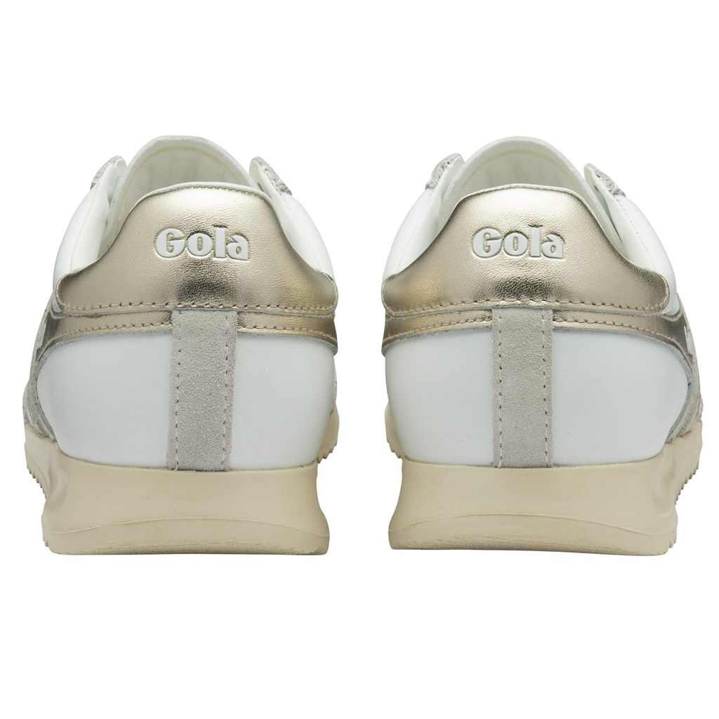 Gola Classics Torpedo Mirror Sneakers Fehér Arany Fehér Hungary | CDA-719354