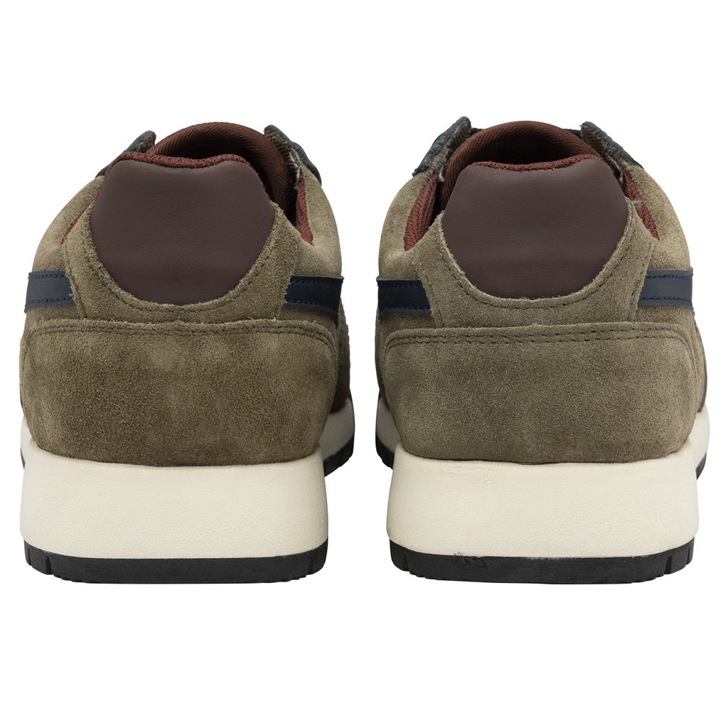 Gola Classics Trek Low Sneakers Khaki Sötétkék Bordó Hungary | EBR-412685