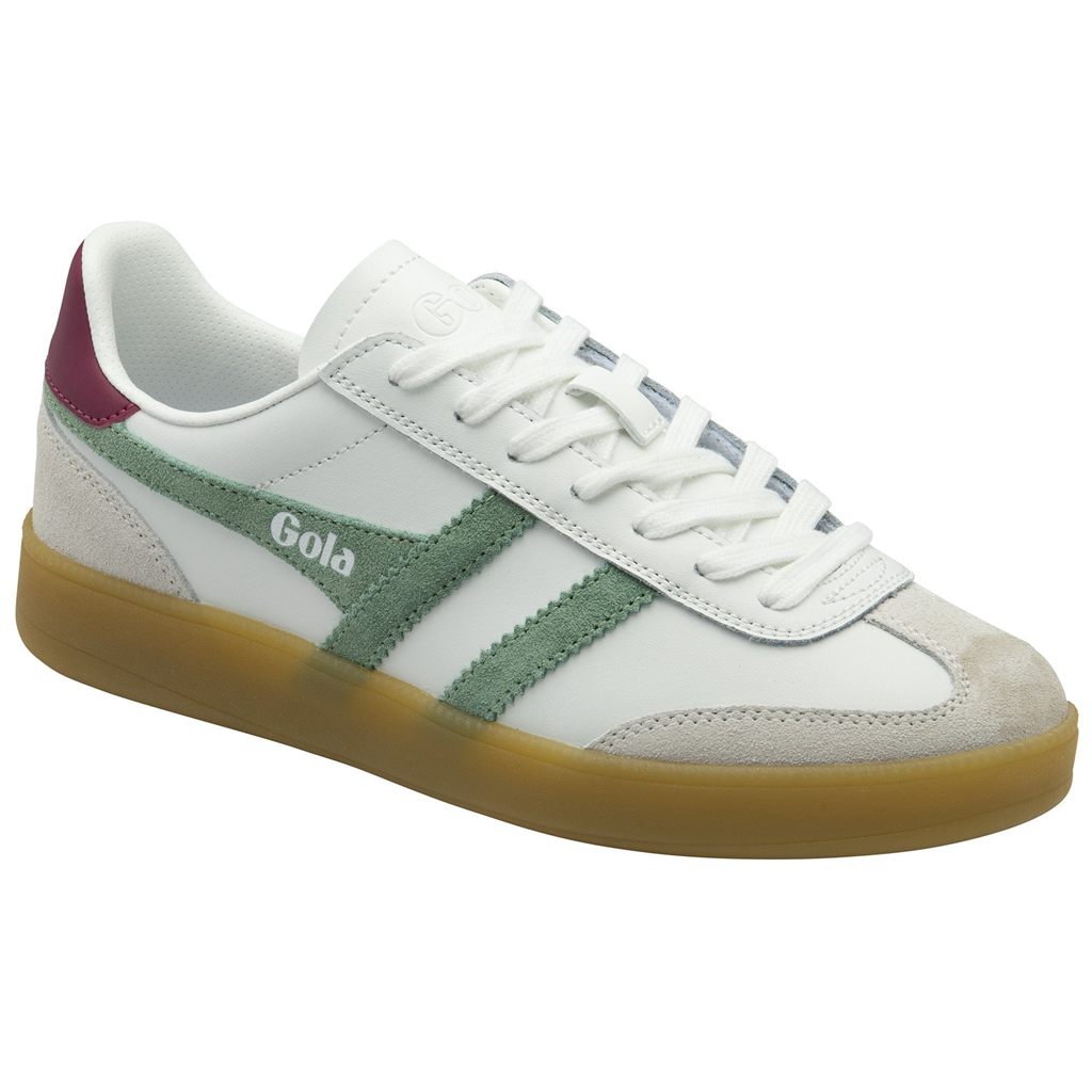 Gola Classics Viper Leather Sneakers Fehér Zöld Hungary | GWV-789142