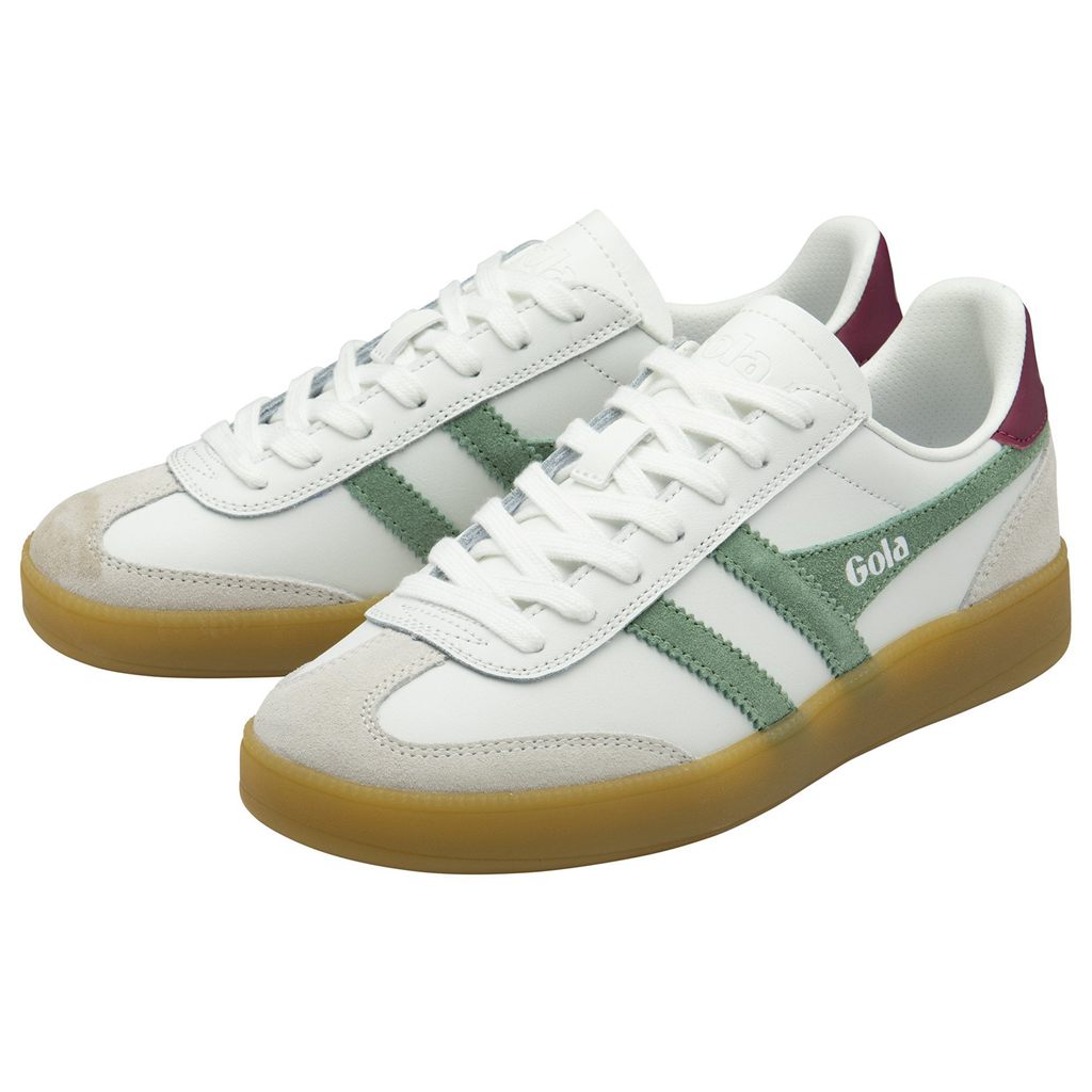 Gola Classics Viper Leather Sneakers Fehér Zöld Hungary | GWV-789142