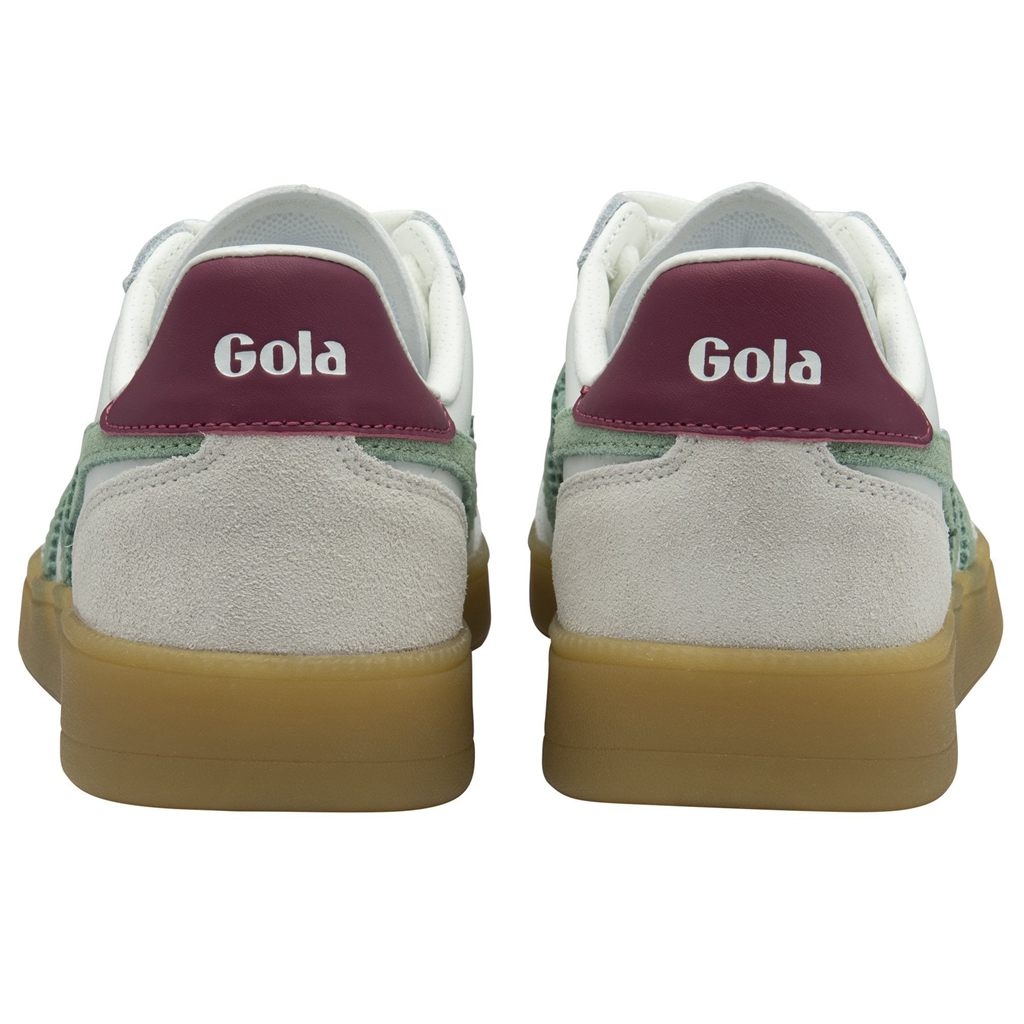 Gola Classics Viper Leather Sneakers Fehér Zöld Hungary | GWV-789142