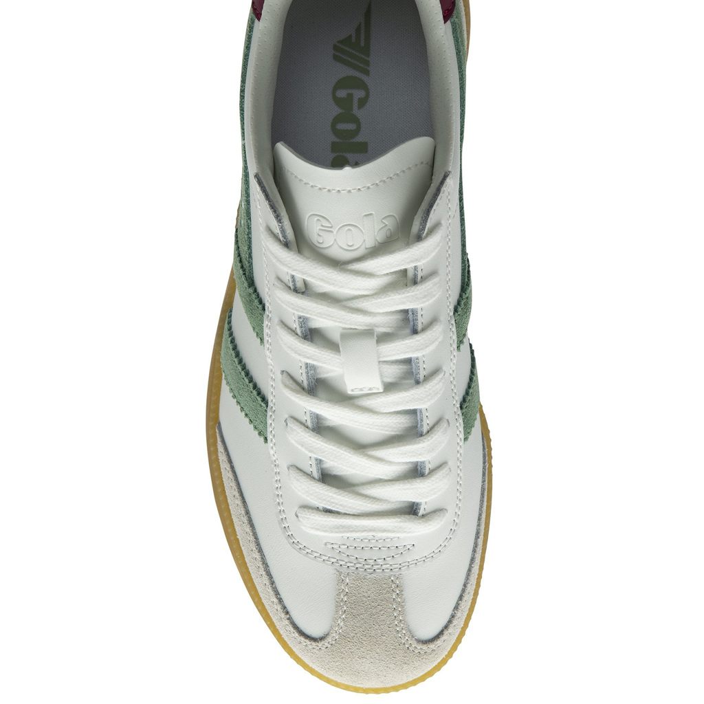 Gola Classics Viper Leather Sneakers Fehér Zöld Hungary | GWV-789142
