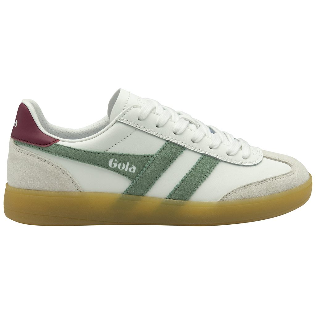 Gola Classics Viper Leather Sneakers Fehér Zöld Hungary | GWV-789142