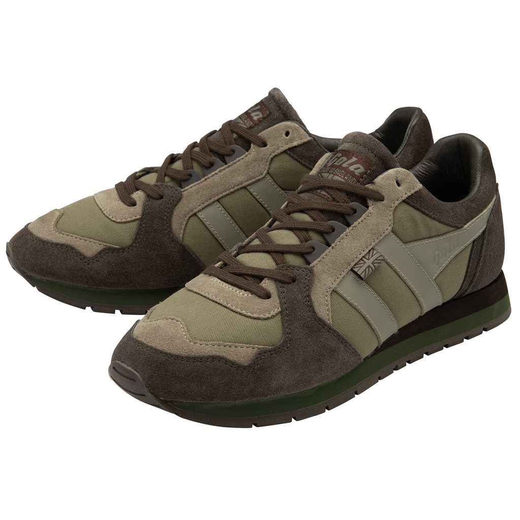 Gola Made in England - 1905 Ranger Engineered Garment Sneakers Barna Khaki Hungary | EDK-813265