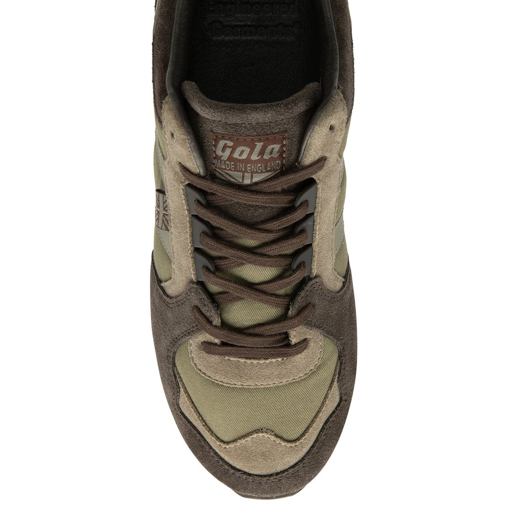Gola Made in England - 1905 Ranger Engineered Garment Sneakers Barna Khaki Hungary | EDK-813265