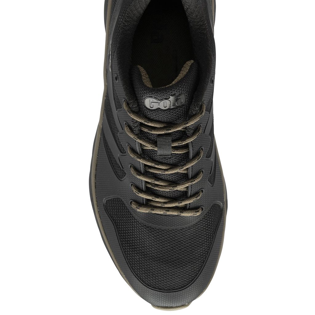 Gola Performance Thunder Sneakers Fekete Khaki Hungary | XRZ-692814