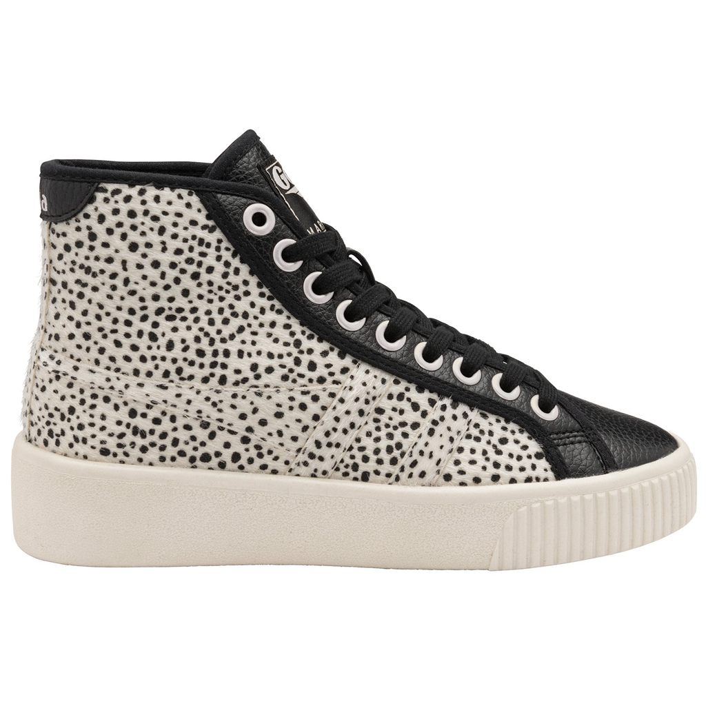 Gola Vegan Classics Baseline High Safari Pure Shoes Fekete Hungary | QYT-250968