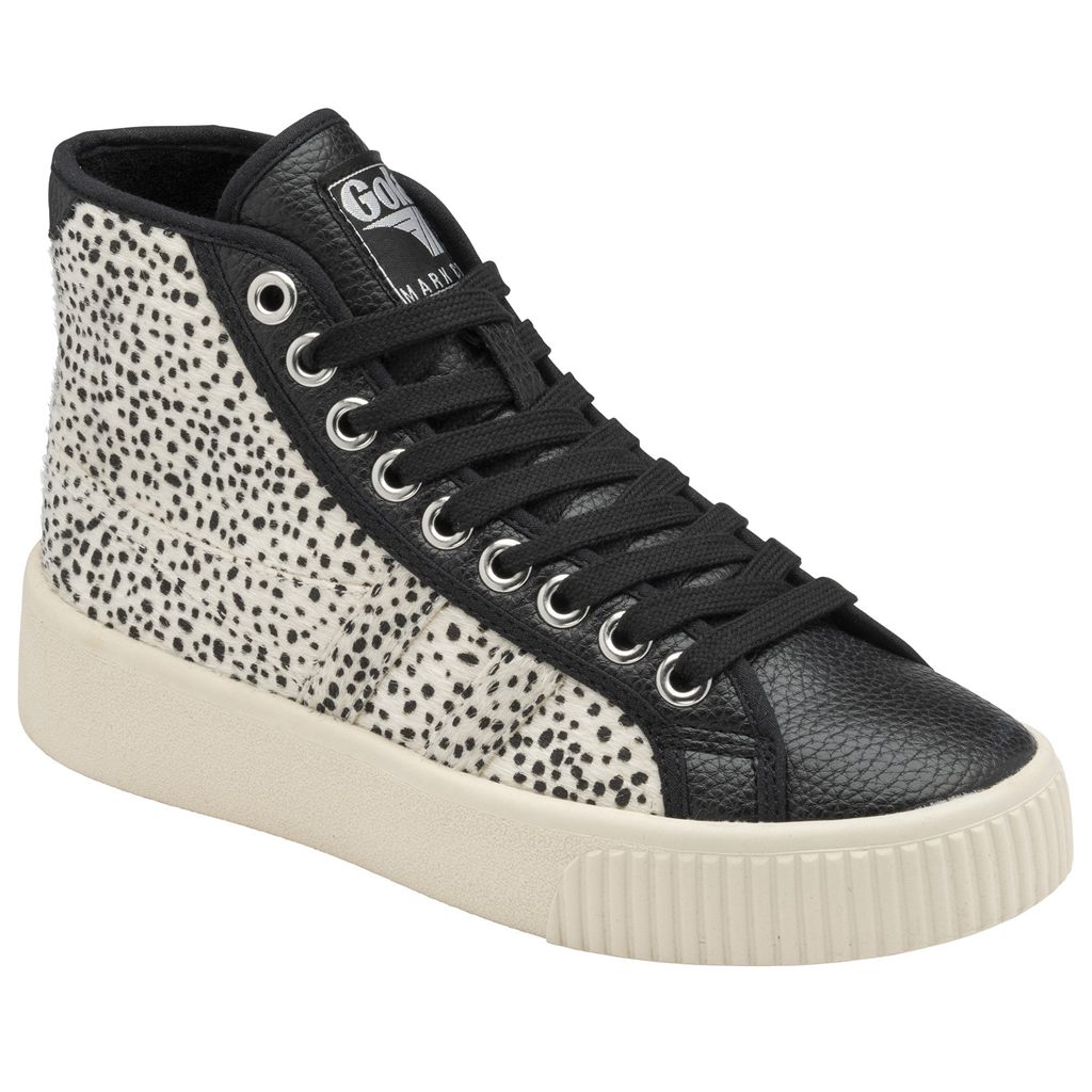 Gola Vegan Classics Baseline High Safari Pure Shoes Fekete Hungary | QYT-250968