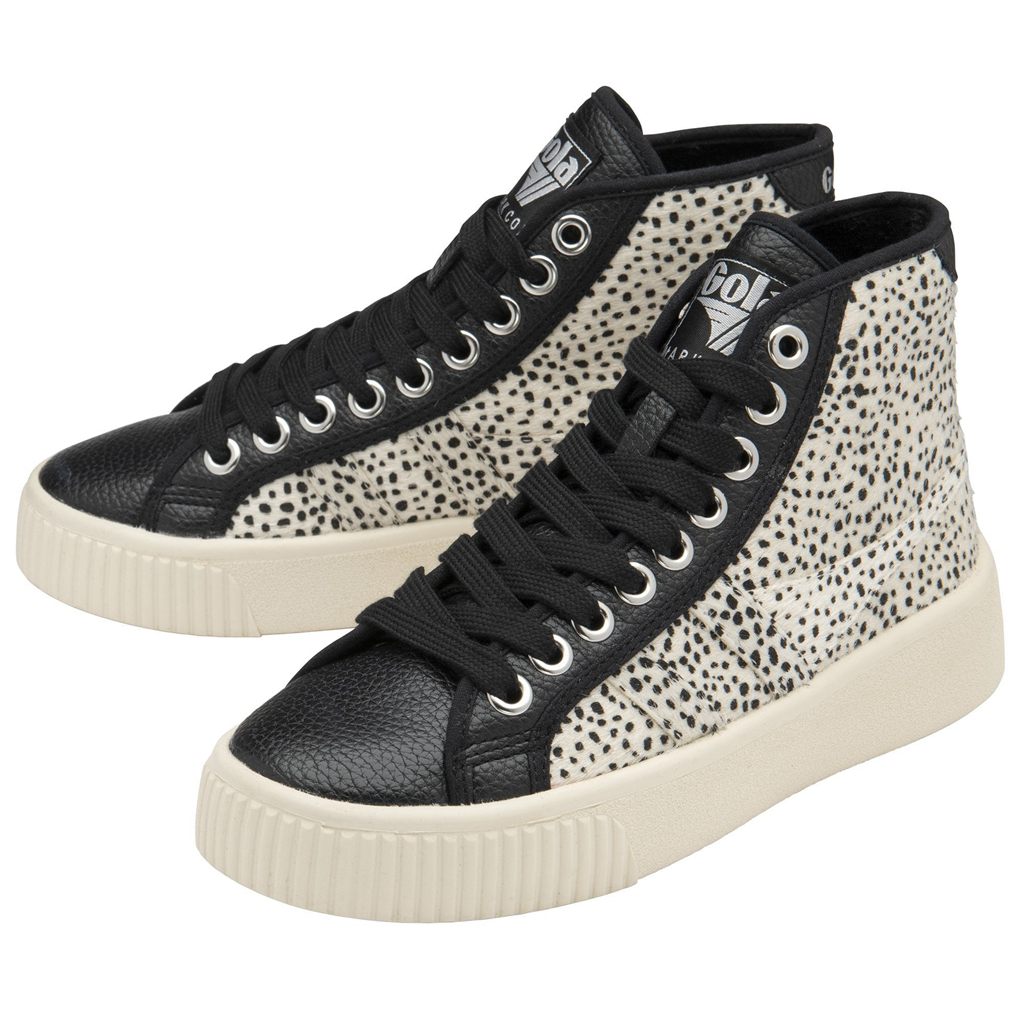 Gola Vegan Classics Baseline High Safari Pure Shoes Fekete Hungary | QYT-250968