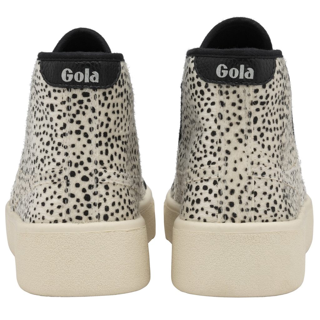 Gola Vegan Classics Baseline High Safari Pure Shoes Fekete Hungary | QYT-250968