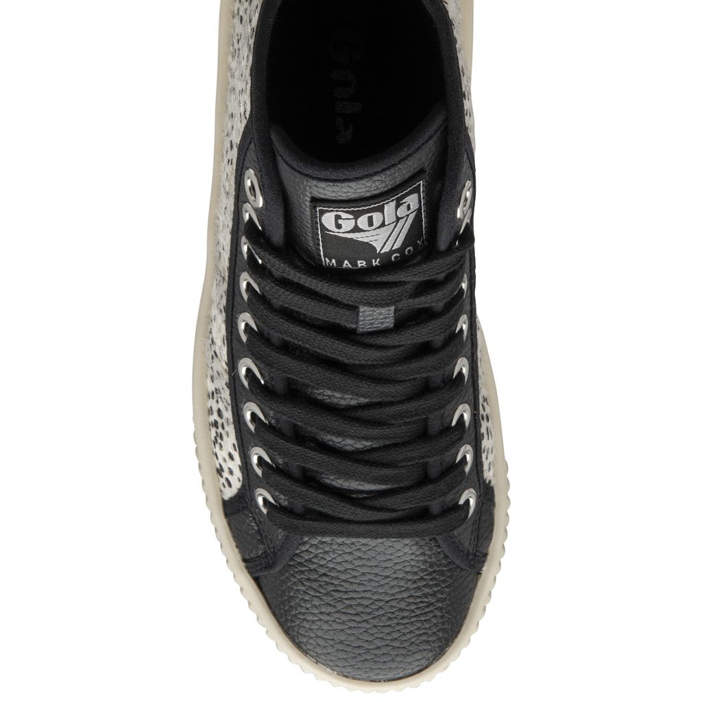 Gola Vegan Classics Baseline High Safari Pure Shoes Fekete Hungary | QYT-250968