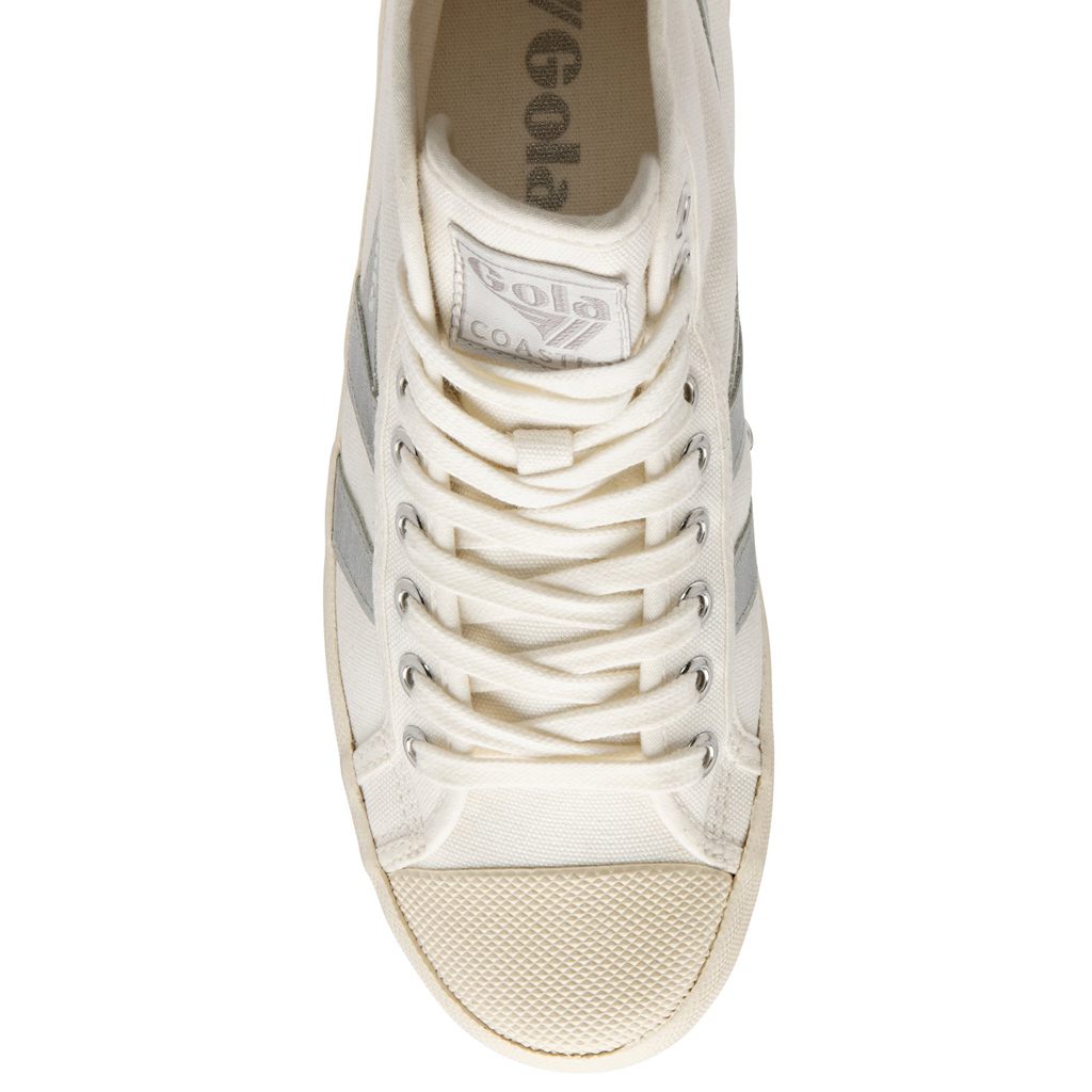 Gola Vegan Classics Coaster Flame High Sneakers Fehér Titán Hungary | VNQ-017869