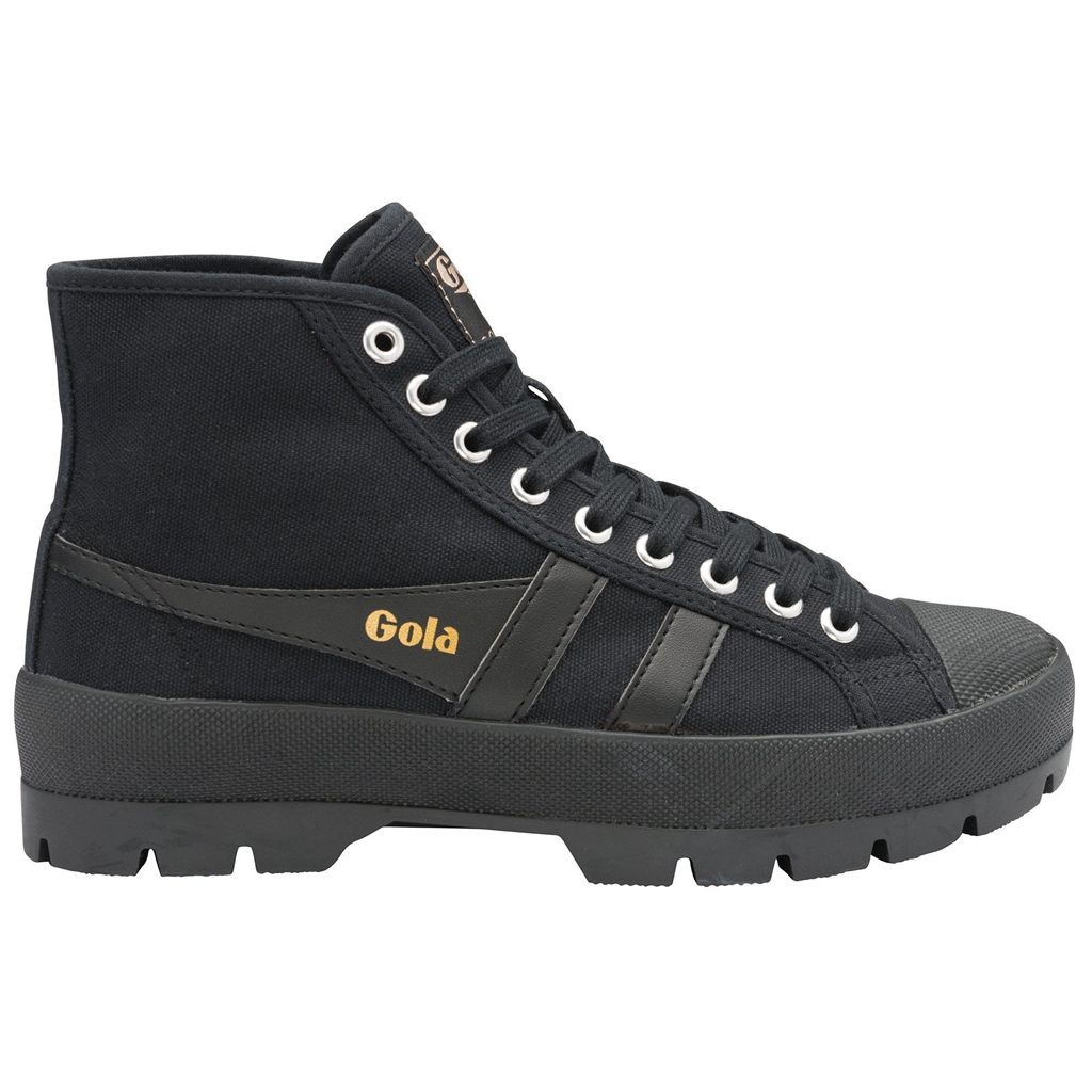 Gola Vegan Classics Coaster Peak High Sneakers Fekete Fekete Fekete Hungary | DCJ-483097