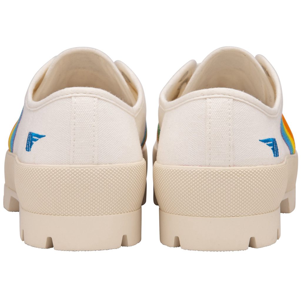 Gola Vegan Classics Coaster Peak Rainbow Shoes Fehér Hungary | NMO-812605
