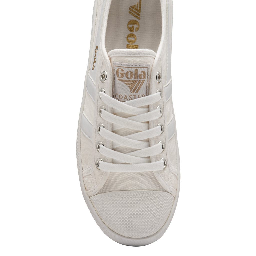 Gola Vegan Classics Coaster Peak Sneakers Fehér Fehér Hungary | LJP-079486