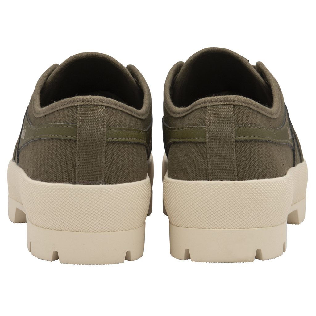 Gola Vegan Classics Coaster Peak Sneakers Khaki Khaki Fehér Hungary | WXT-631845
