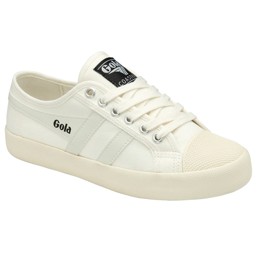 Gola Vegan Classics Coaster Shoes Fehér Fehér Hungary | FWT-396472