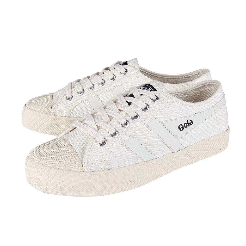 Gola Vegan Classics Coaster Shoes Fehér Fehér Hungary | FWT-396472