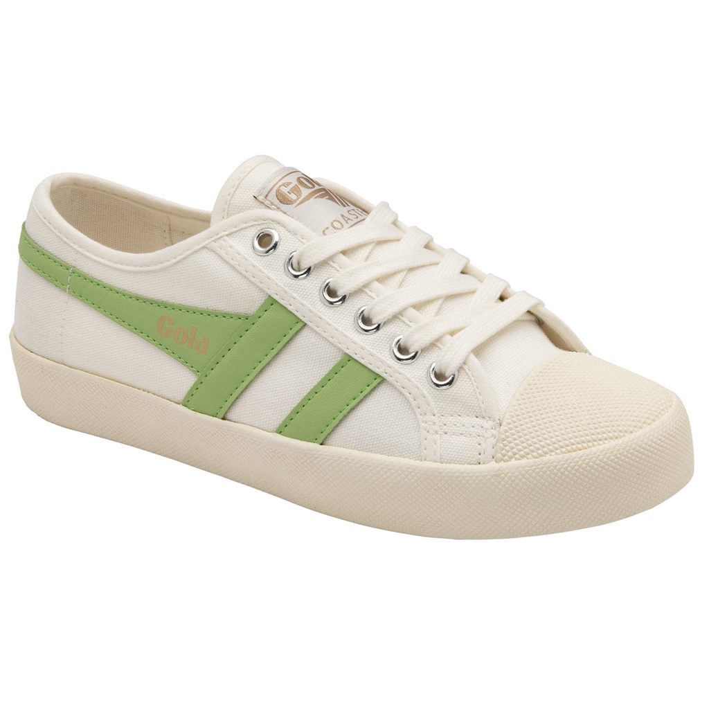 Gola Vegan Classics Coaster Shoes Fehér Zöld Hungary | VSY-842039