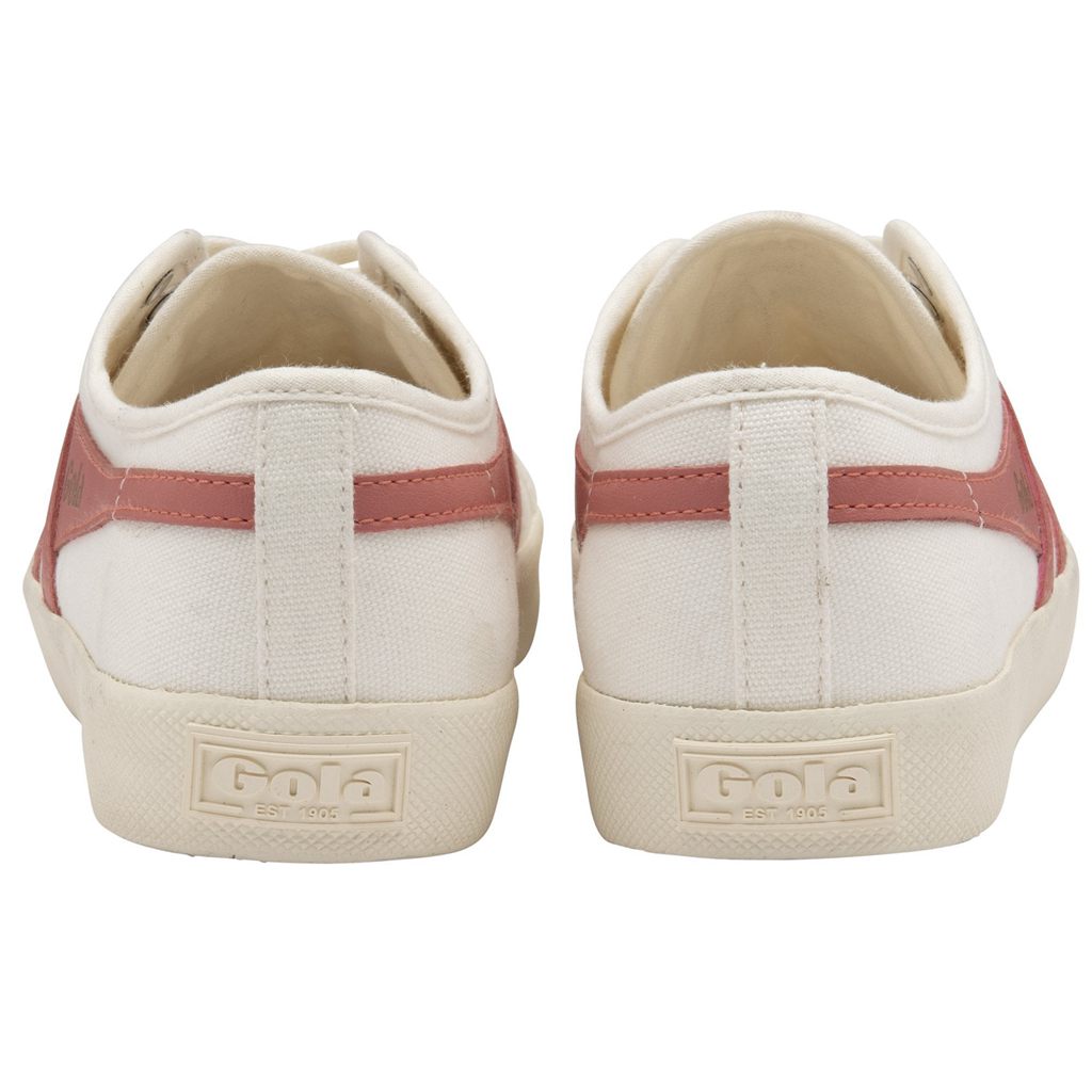 Gola Vegan Classics Coaster Shoes Fehér Korall Rózsaszín Hungary | DRU-651704