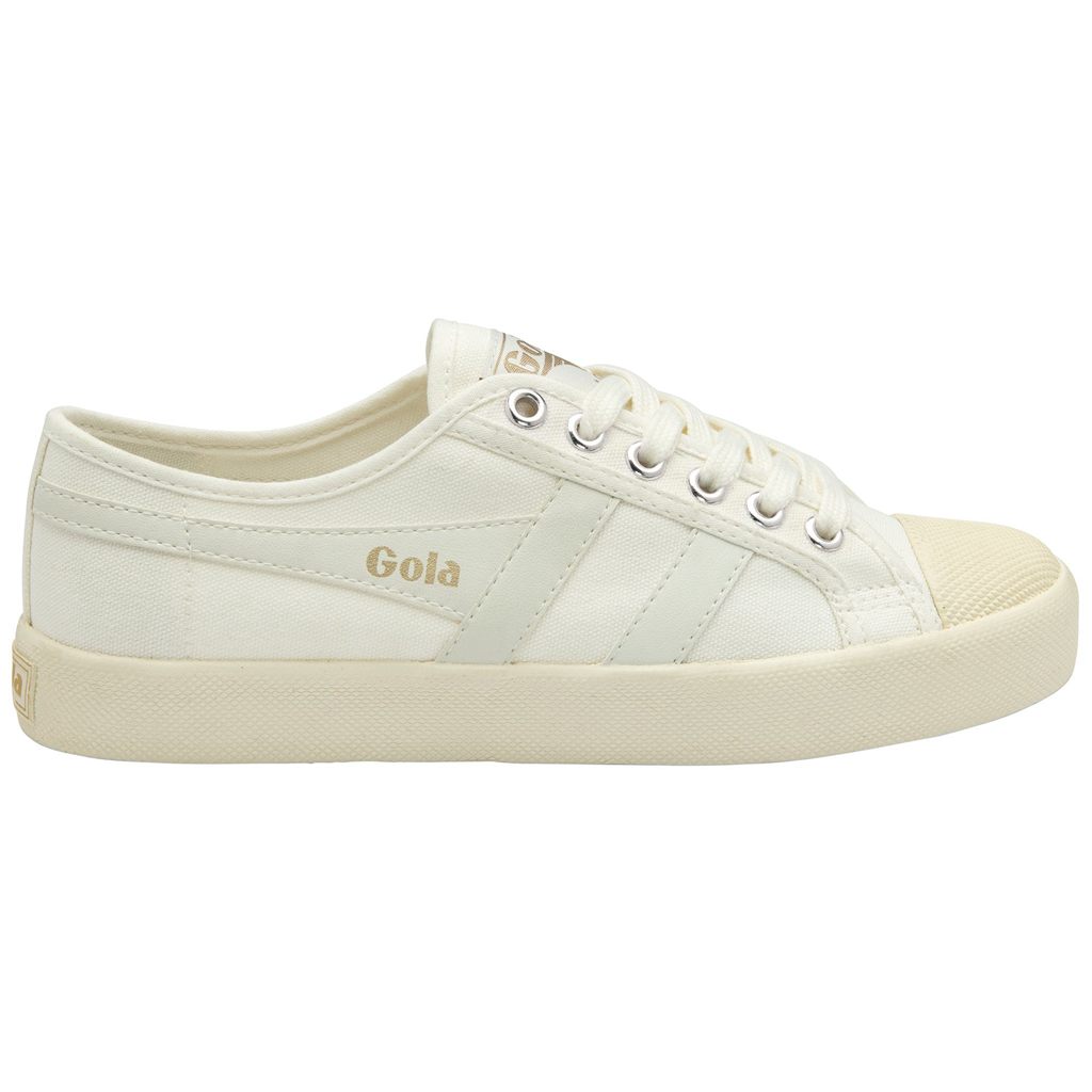 Gola Vegan Classics Coaster Shoes Fehér Arany Hungary | FNY-837564