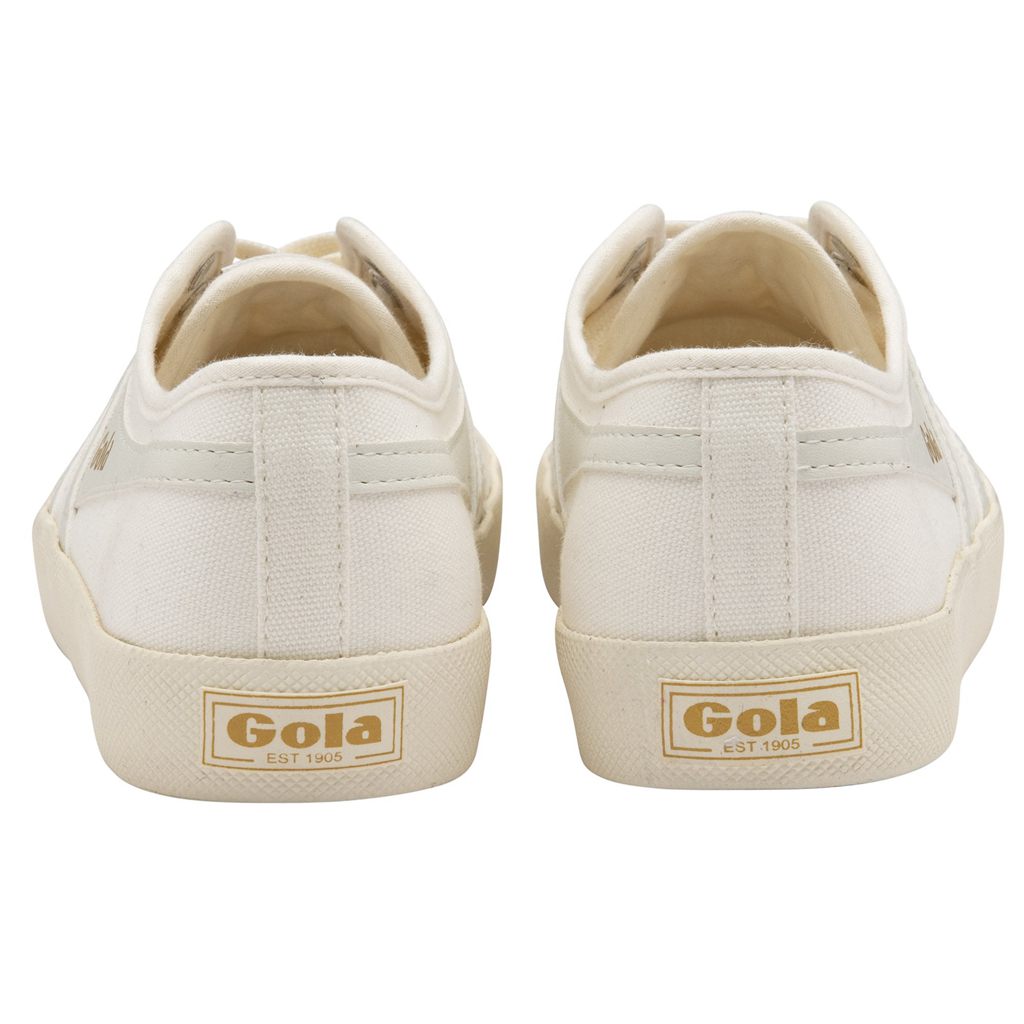 Gola Vegan Classics Coaster Shoes Fehér Arany Hungary | FNY-837564