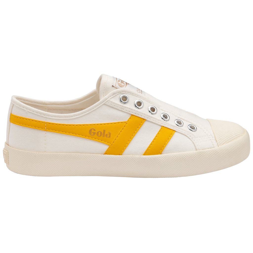 Gola Vegan Classics Coaster Slip Shoes Fehér Hungary | ZGP-041298