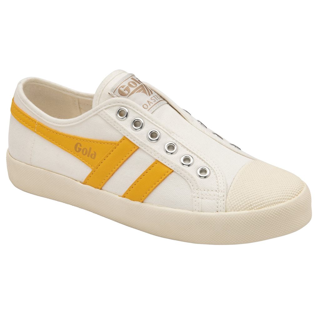 Gola Vegan Classics Coaster Slip Shoes Fehér Hungary | ZGP-041298