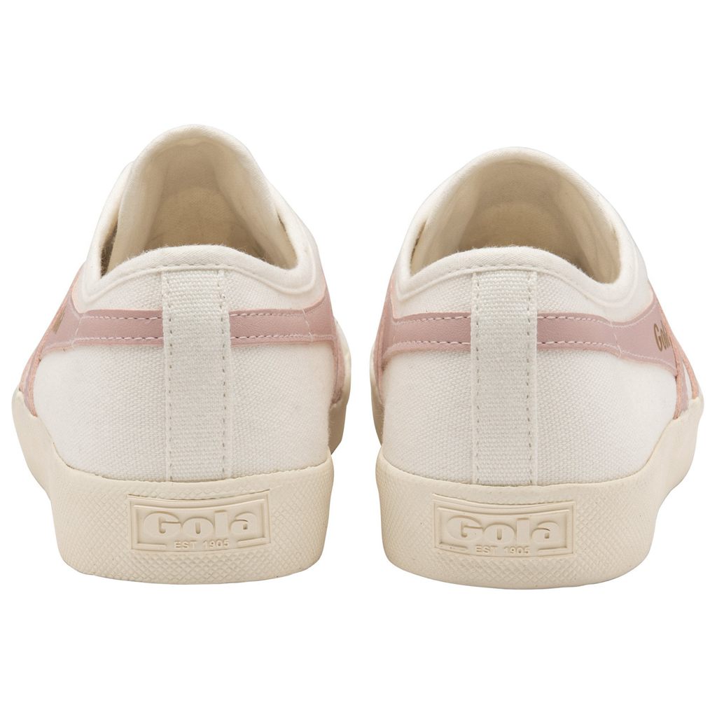 Gola Vegan Classics Coaster Slip Shoes Fehér Rózsaszín Hungary | JKX-968342