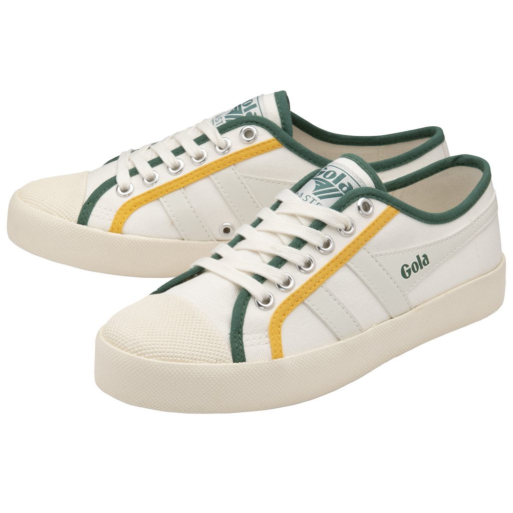 Gola Vegan Classics Coaster Smash Shoes Fehér Sötétzöld Hungary | XMI-635190