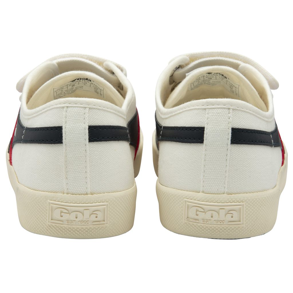 Gola Vegan Classics Coaster Strap Sneakers Fehér Sötétkék Piros Hungary | VFI-796452
