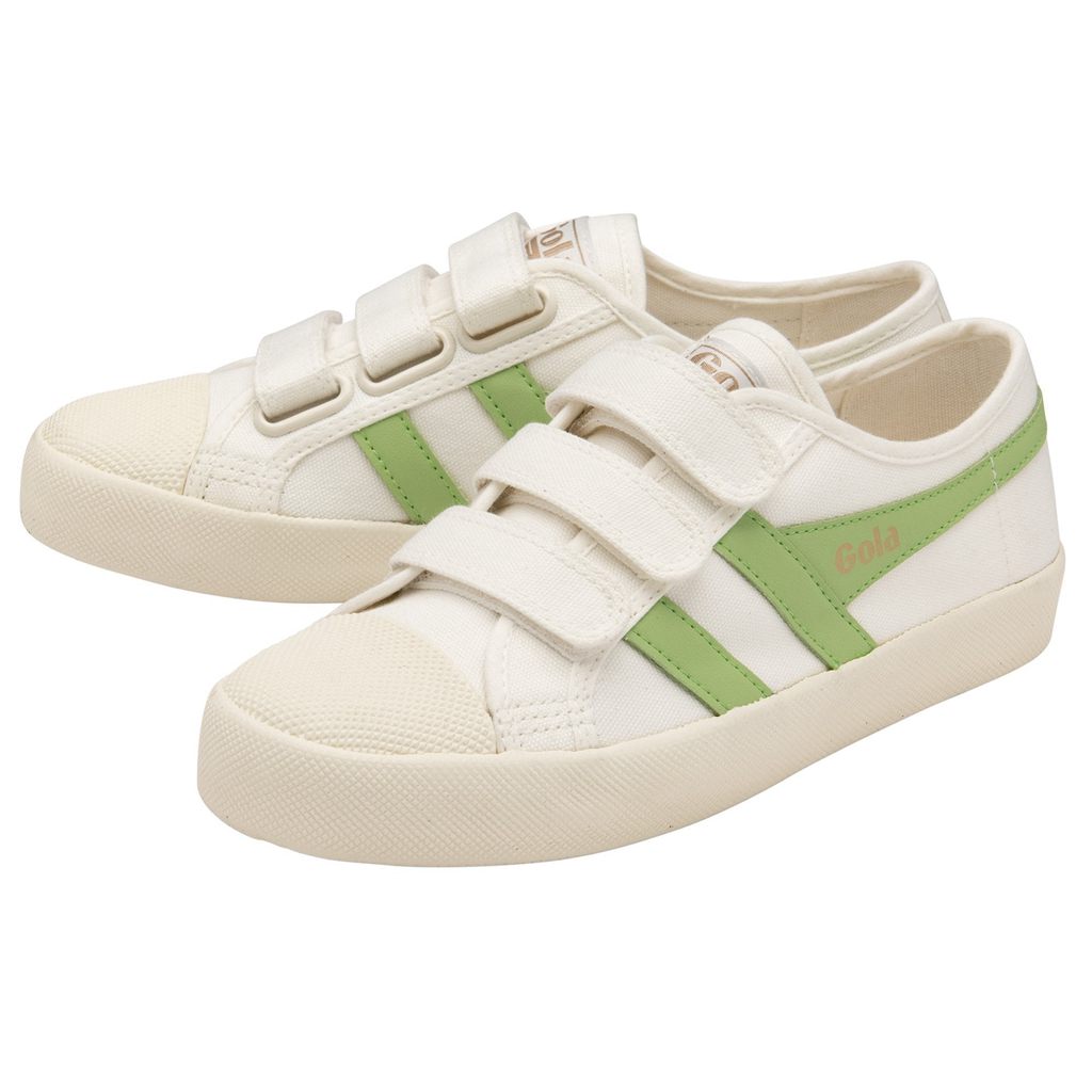 Gola Vegan Classics Coaster Strap Sneakers Fehér Zöld Hungary | IAJ-394871