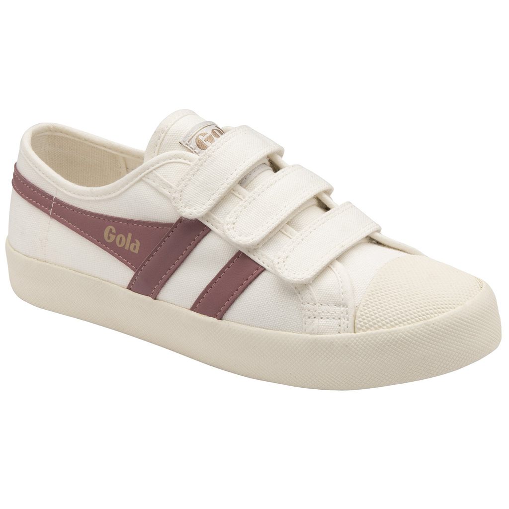 Gola Vegan Classics Coaster Strap Sneakers Fehér Rózsaszín Hungary | VMI-490536