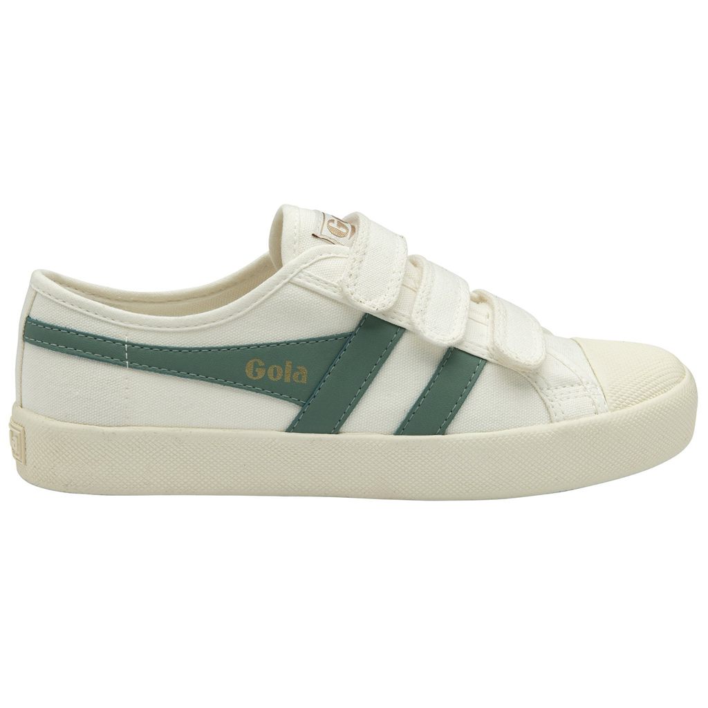 Gola Vegan Classics Coaster Strap Sneakers Fehér Zöld Hungary | WYX-610394