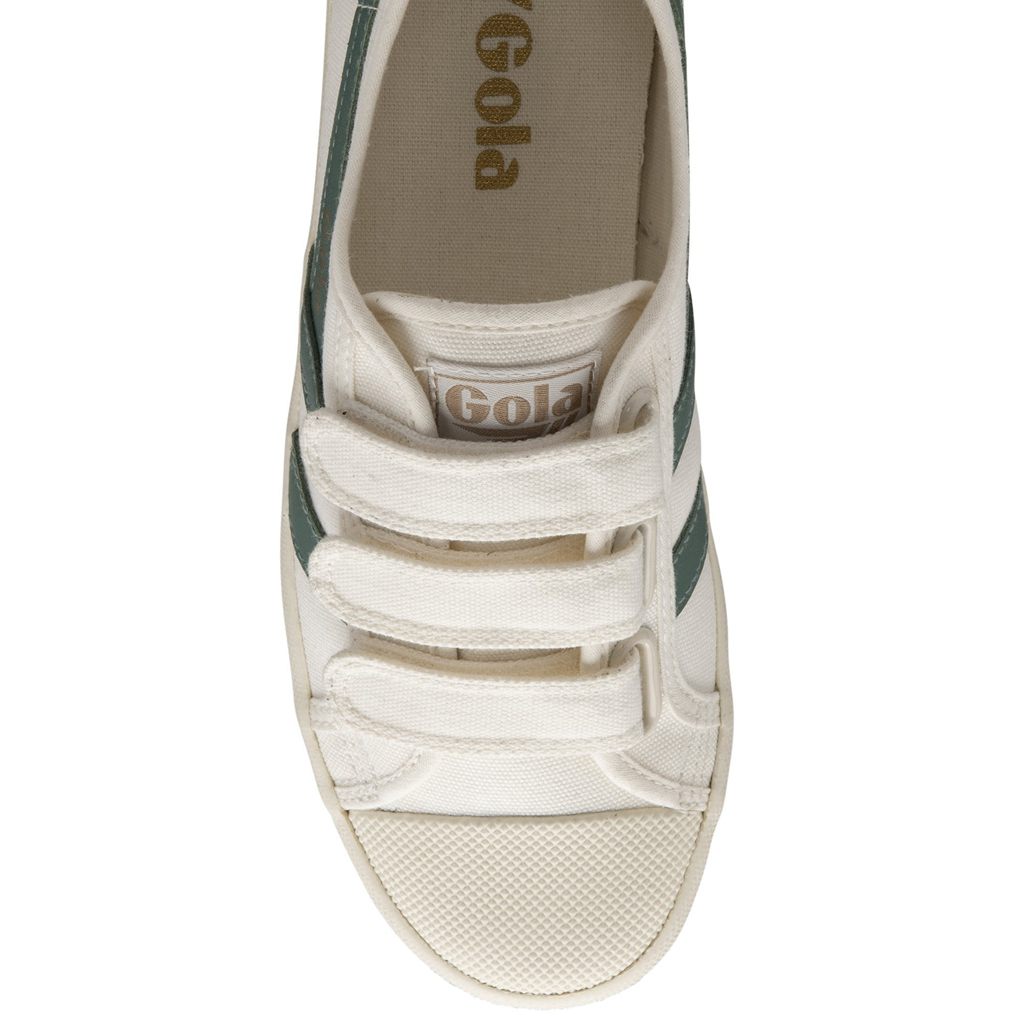 Gola Vegan Classics Coaster Strap Sneakers Fehér Zöld Hungary | WYX-610394