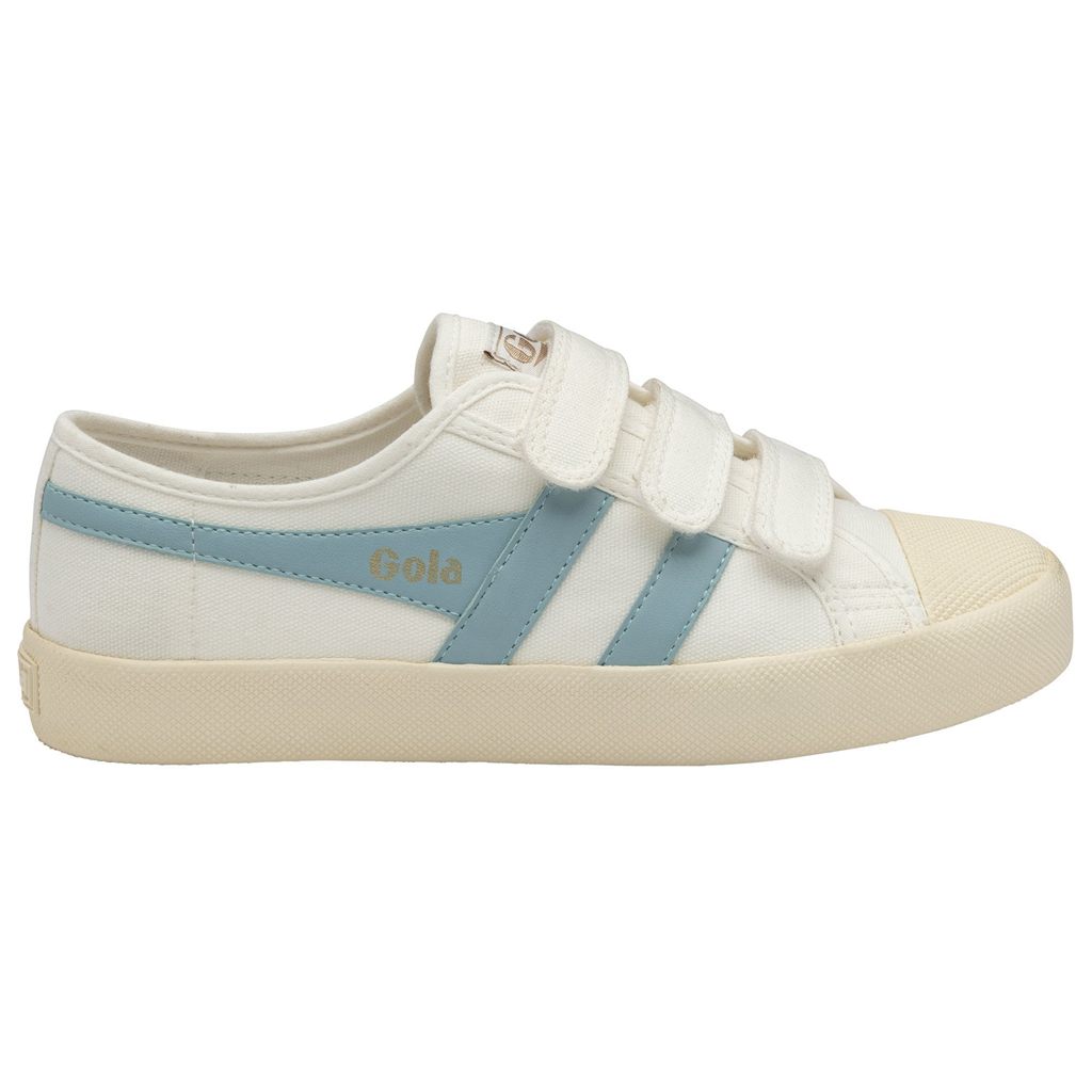 Gola Vegan Classics Coaster Strap Sneakers Fehér Kék Hungary | JWX-936784
