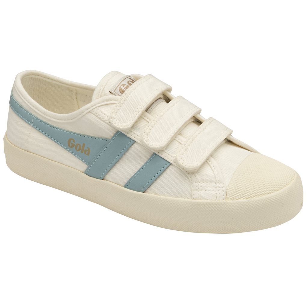 Gola Vegan Classics Coaster Strap Sneakers Fehér Kék Hungary | JWX-936784