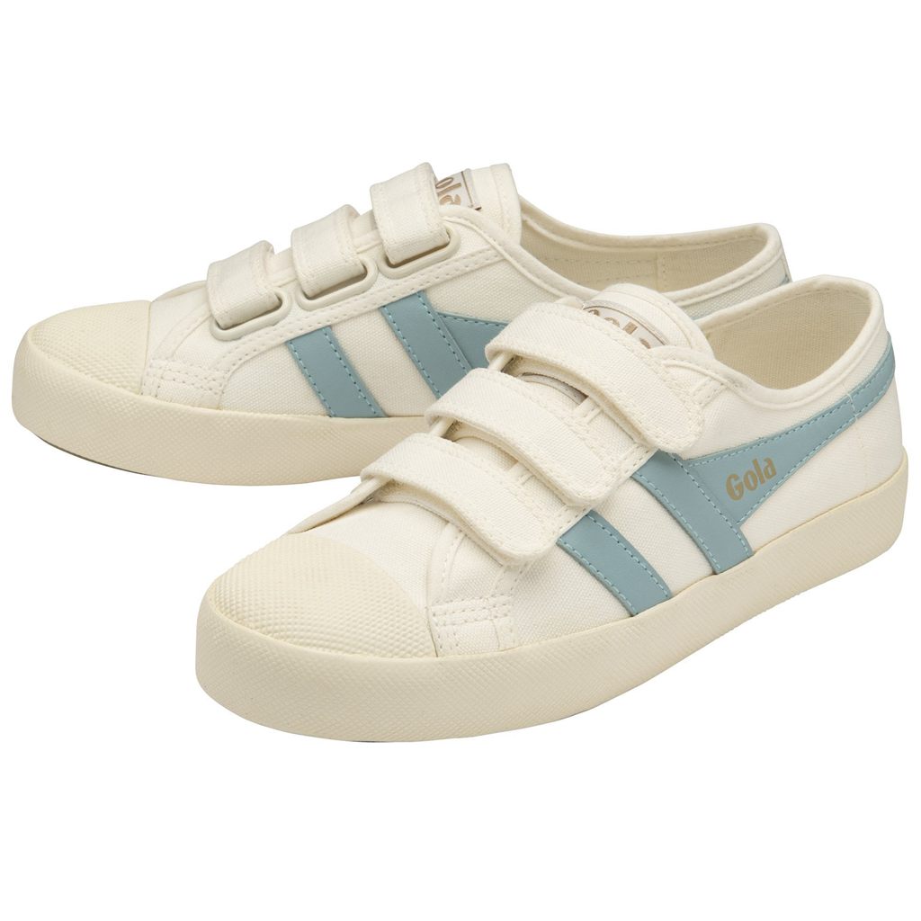 Gola Vegan Classics Coaster Strap Sneakers Fehér Kék Hungary | JWX-936784