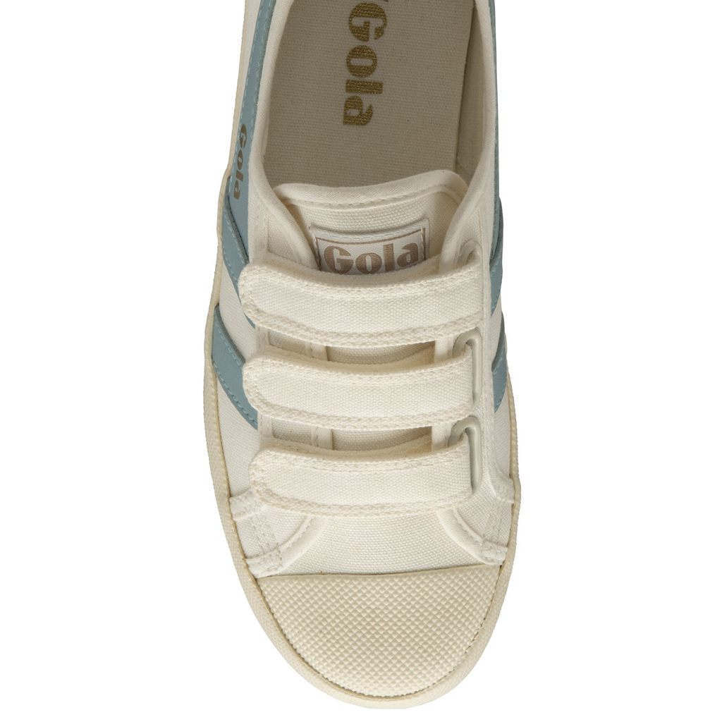 Gola Vegan Classics Coaster Strap Sneakers Fehér Kék Hungary | JWX-936784