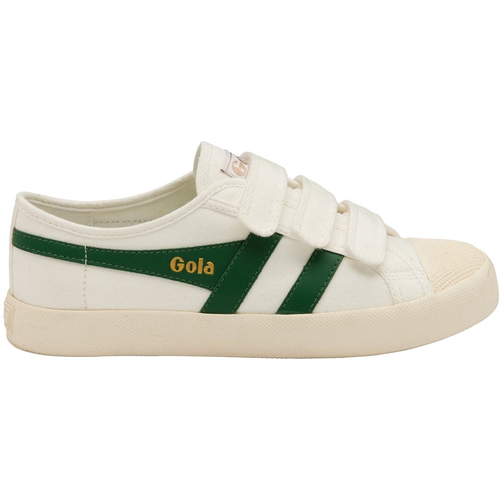 Gola Vegan Classics Coaster Strap Sneakers Fehér Sötétzöld Hungary | PFD-512396