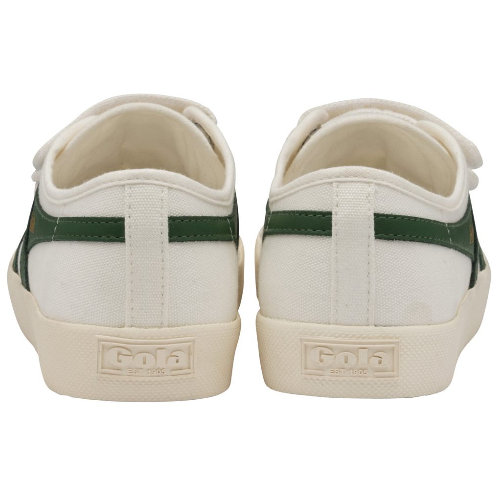 Gola Vegan Classics Coaster Strap Sneakers Fehér Sötétzöld Hungary | PFD-512396