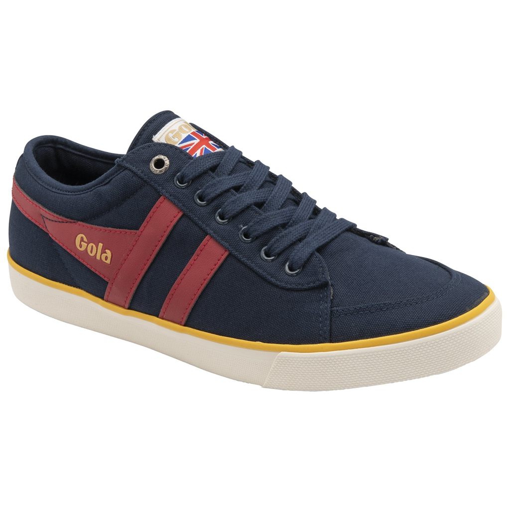 Gola Vegan Classics Comet Plimsoll Sneakers Sötétkék Mélypiros Hungary | ZNP-826530