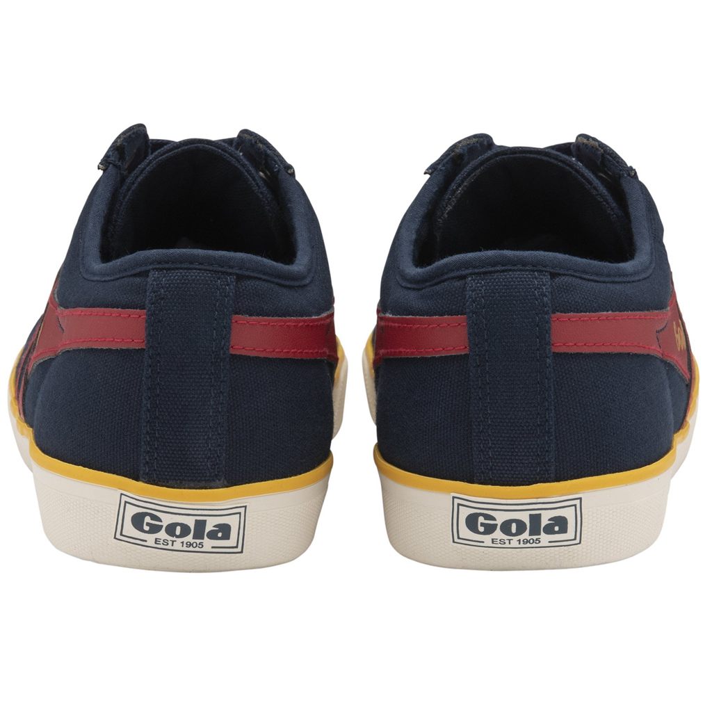 Gola Vegan Classics Comet Plimsoll Sneakers Sötétkék Mélypiros Hungary | ZNP-826530